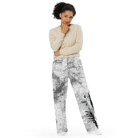 All-over print unisex wide-leg pants