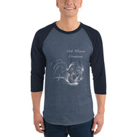 3/4 sleeve raglan shirt