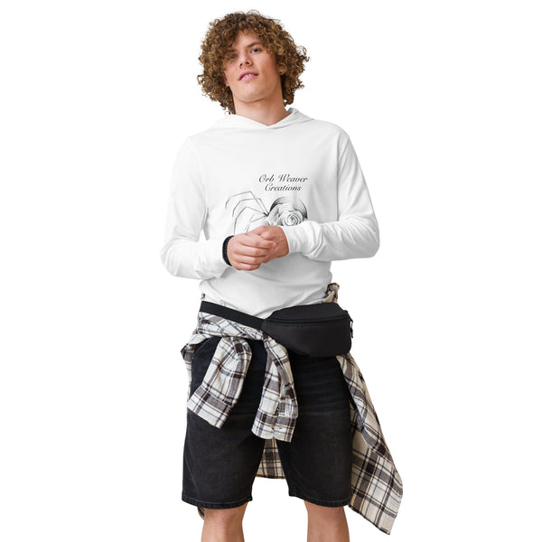 Hooded long-sleeve tee