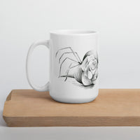 White glossy mug